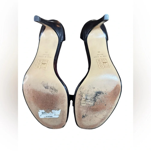 Rag & Bone Tamira II Sandal Pump in Black Leather - Picture 6 of 8